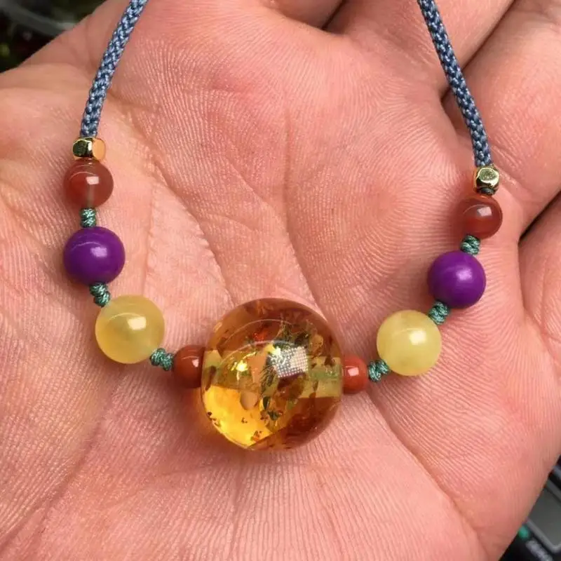 Send Certificate Natural Baltic Flower Amber Bead Pendant Necklace Clavicle Chain Women Healing Gemstone Jewelry Fashion Charms
Send Certificate Natural Baltic Flower Amber Bead Pendant Necklace Clavicle Chain Women Healing Gemstone Jewelry Fashion Charms