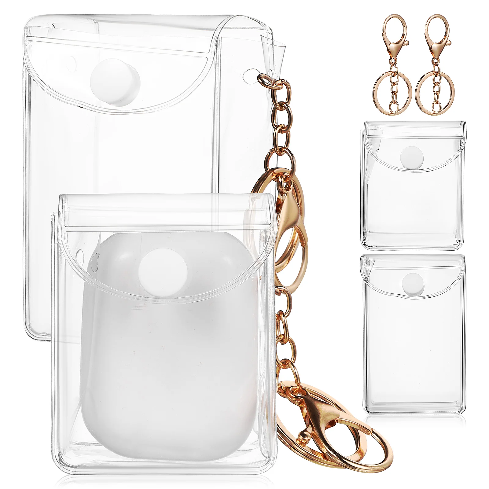 4pcs Transparent Mini Wallet Keychain Wallet Clear Coin Purse Small Makeup Bags
4pcs Transparent Mini Wallet Keychain Wallet Clear Coin Purse Small Makeup Bags