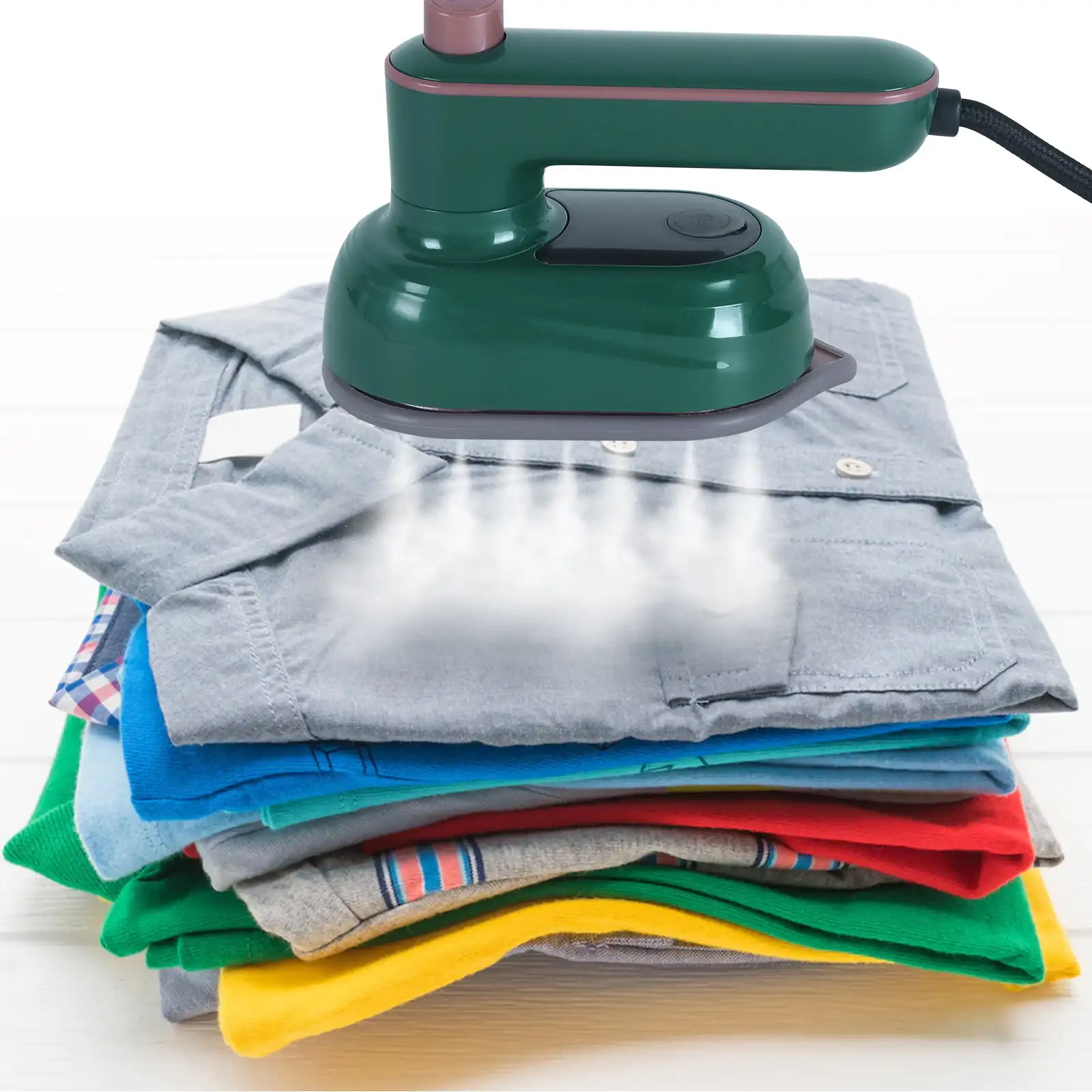 1PC Professional clothes iron Handheld Mini Machine Portable Wet Dry Steam Iron Ironing Machine for Home Travel Green
1PC Professional clothes iron Handheld Mini Machine Portable Wet Dry Steam Iron Ironing Machine for Home Travel Green