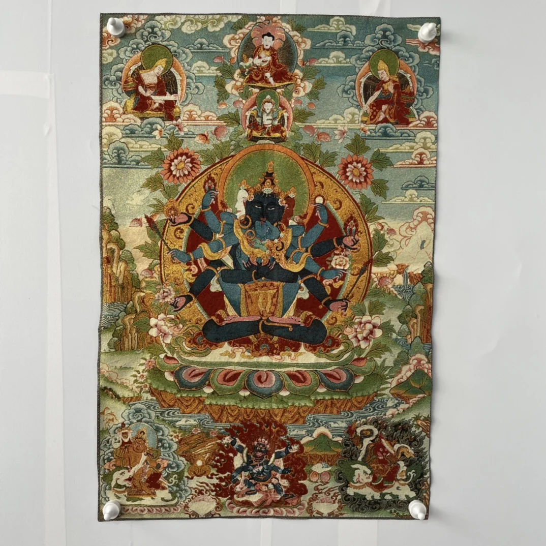 China Embroidery Silk Thangka Fengshui Wealth" Bodhisattva Buddha " Painting Mural Handicraft Household Decoration#79
China Embroidery Silk Thangka Fengshui Wealth" Bodhisattva Buddha " Painting Mural Handicraft Household Decoration#79