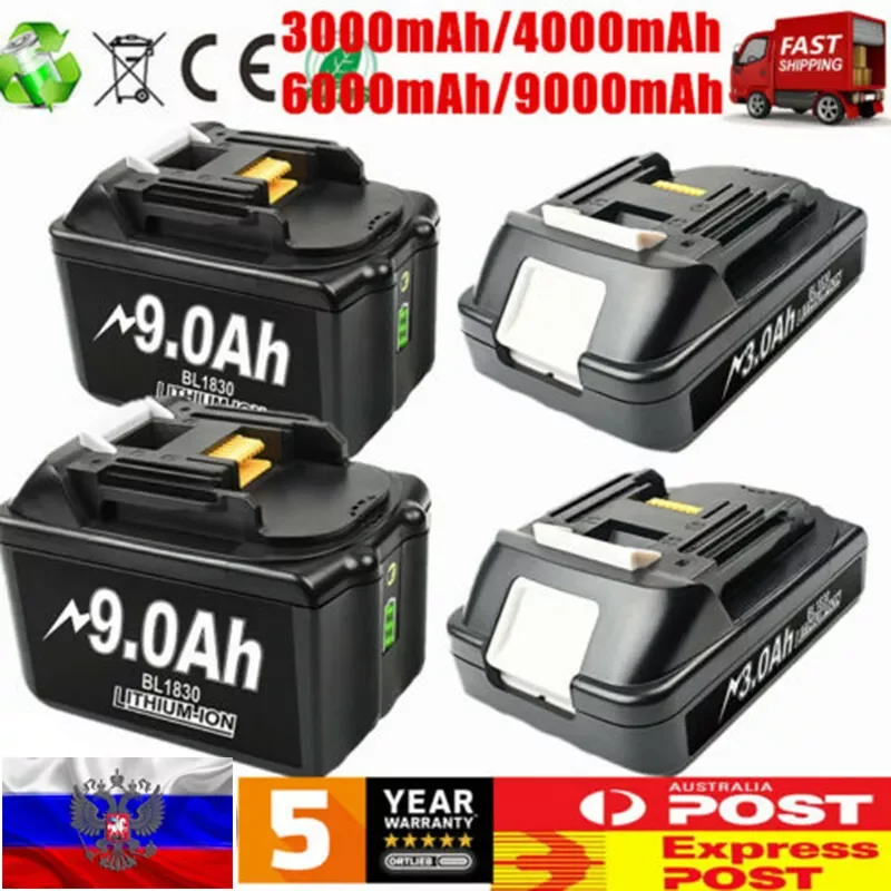 Новый Сменный аккумулятор BL1850 18 в BL1830 BL1860 BL1840 BL1840B BL1850 BL1860B электроинструменты
Новый Сменный аккумулятор BL1850 18 в BL1830 BL1860 BL1840 BL1840B BL1850 BL1860B электроинструменты