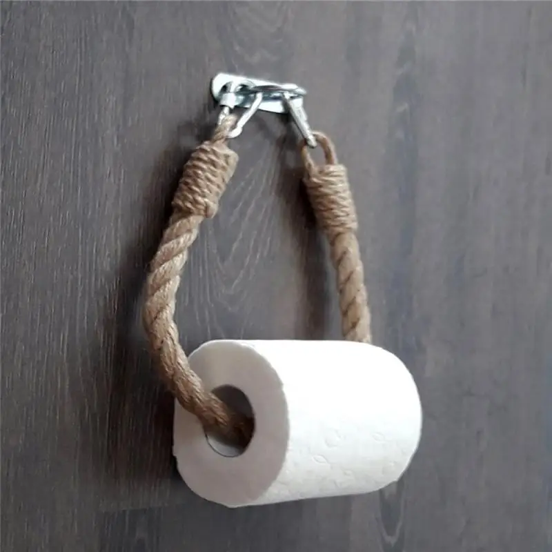 60cm Hanging Paper Holder Rope Toilet Paper Roll Holder Handmade Wall-Mounted Paper Towel Holder Toilet Paper Roll Hanging Rope
60cm Hanging Paper Holder Rope Toilet Paper Roll Holder Handmade Wall-Mounted Paper Towel Holder Toilet Paper Roll Hanging Rope