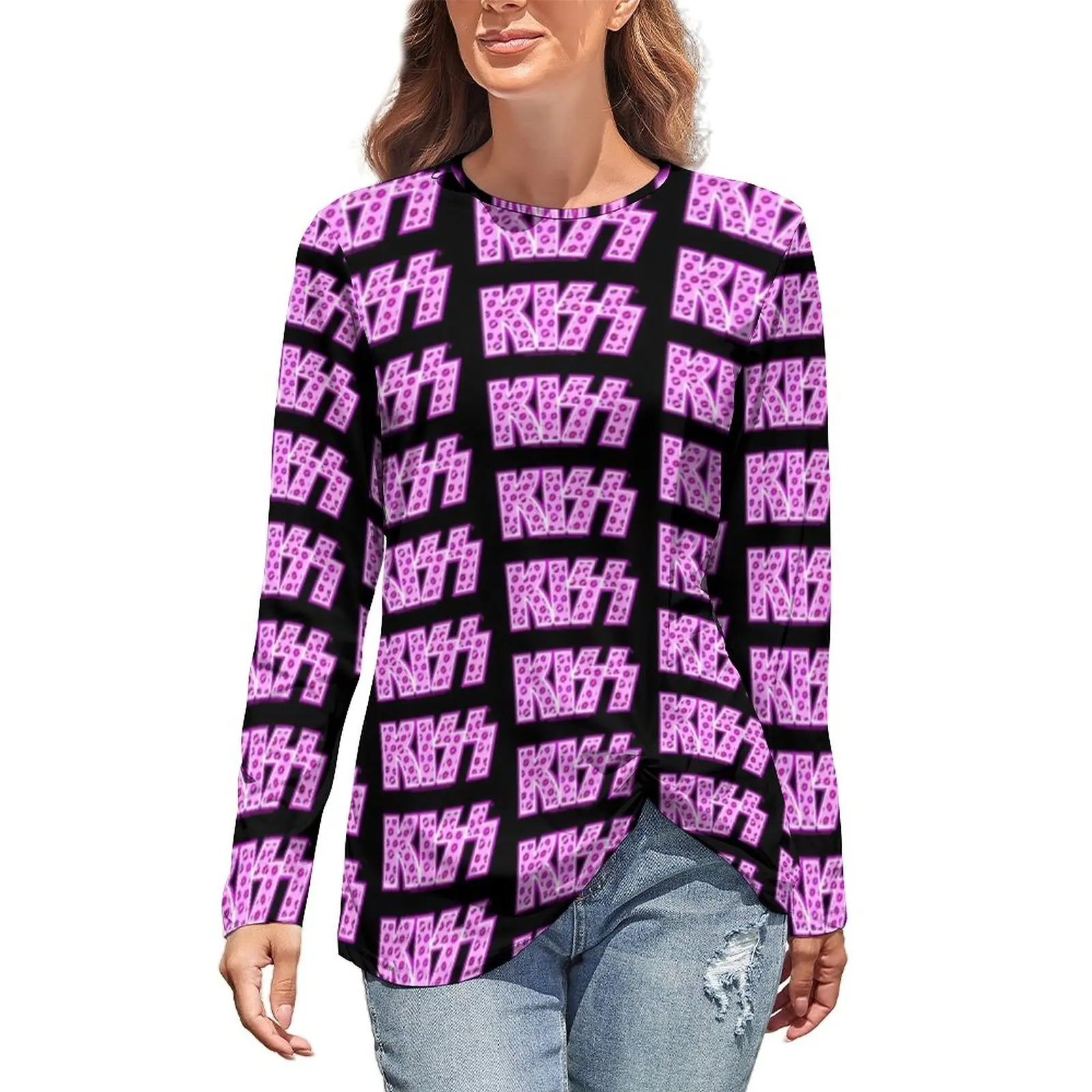 Kiss Band T Shirt Music Long Sleeves Stylish Social Tee Shirt Girls Custom Top Shirts
Kiss Band T Shirt Music Long Sleeves Stylish Social Tee Shirt Girls Custom Top Shirts