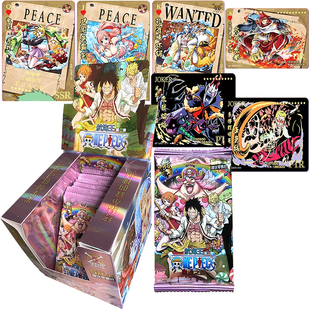 Japanese Anime One Piece Collection Cards Cartas Luffy Roronoa Sanji Nami TCG Game Cards For Children Birthday Gifts
Japanese Anime One Piece Collection Cards Cartas Luffy Roronoa Sanji Nami TCG Game Cards For Children Birthday Gifts