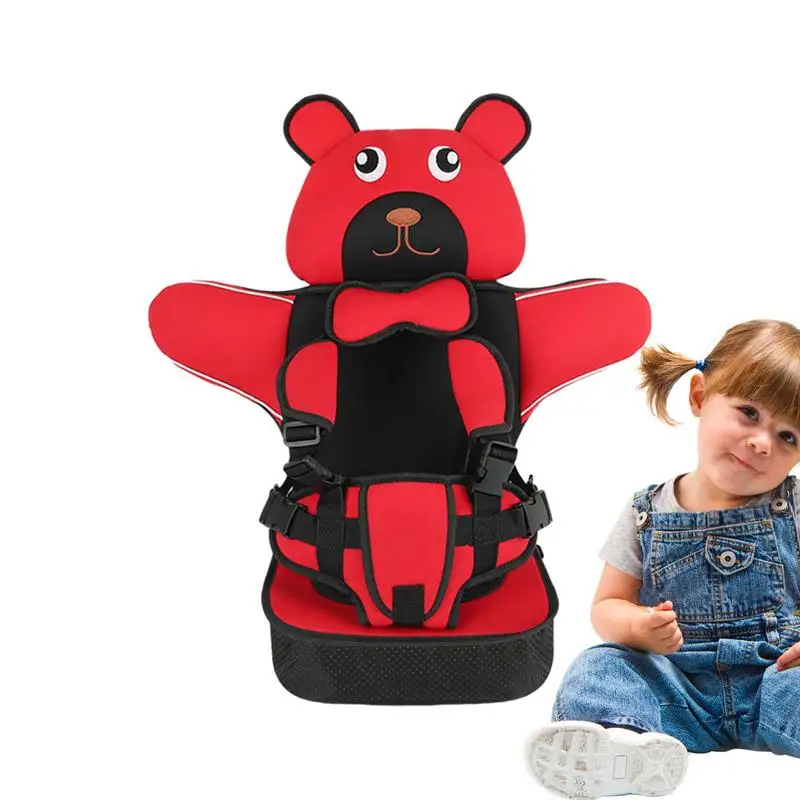 

Детское сиденье с симпатичным медведем для детей от 6 месяцев до 12 лет дышащие коврики для стульев подушка для детского автокресла регулируемое сиденье