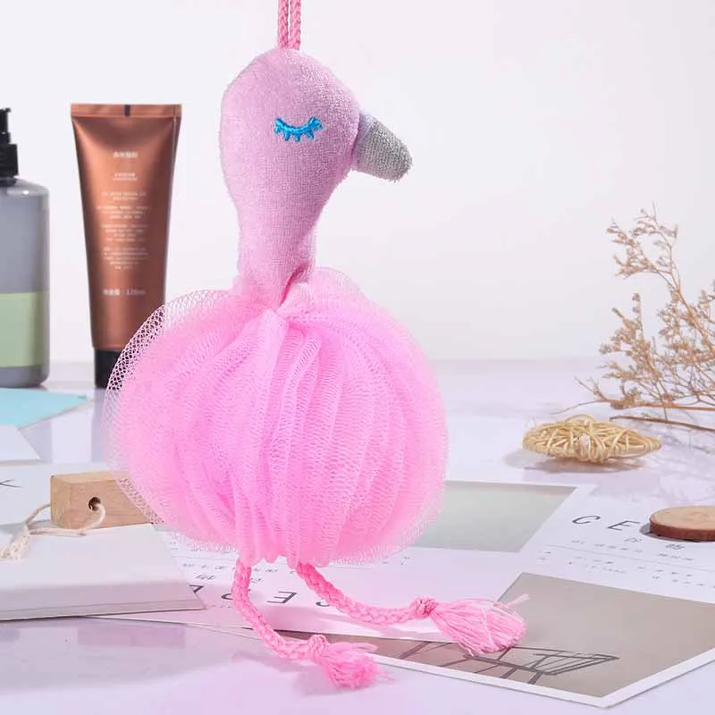 Cute Baby Bath Ball Cartoon Animal Flamingo Exfoliating Sponge Shower Brush Body Scrubber Kids Skin Cleaning Bath Toy
Cute Baby Bath Ball Cartoon Animal Flamingo Exfoliating Sponge Shower Brush Body Scrubber Kids Skin Cleaning Bath Toy