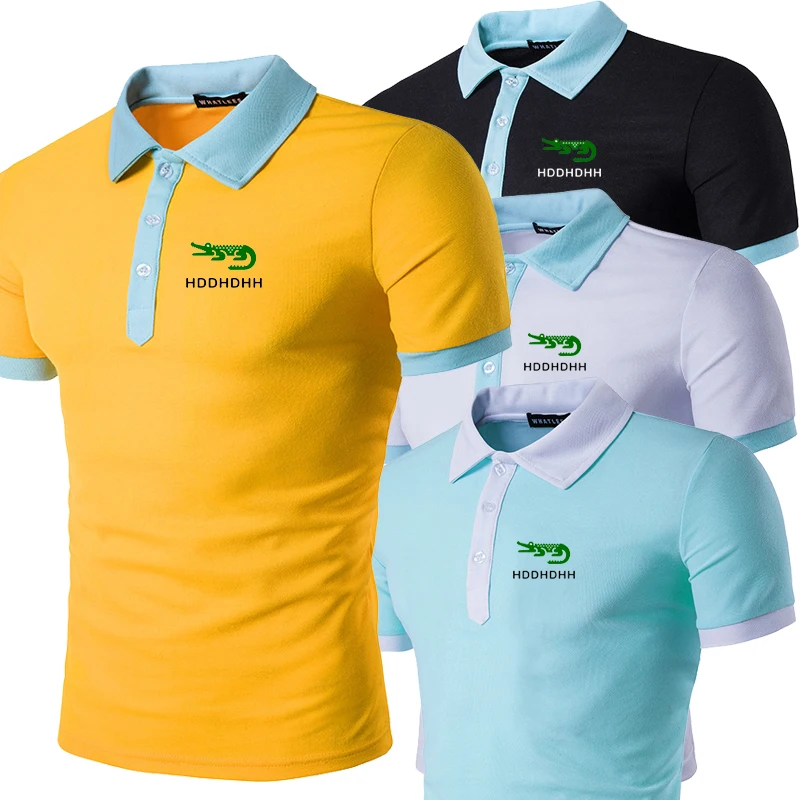 2022 New Summer Casual Polo Men Short Sleeve Business Shirt Fashion Design Tops Tees
2022 New Summer Casual Polo Men Short Sleeve Business Shirt Fashion Design Tops Tees