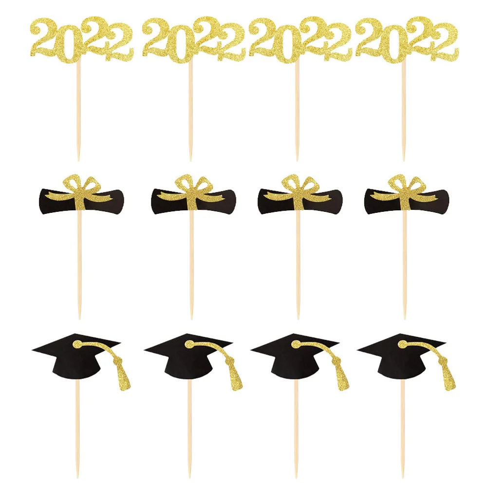 12Pcs 2022 Cupcake Picks Sandwich Picks Graduation Party Supplies Class Of 2022 Decortion Diy Cake Decor Ornaments
12Pcs 2022 Cupcake Picks Sandwich Picks Graduation Party Supplies Class Of 2022 Decortion Diy Cake Decor Ornaments