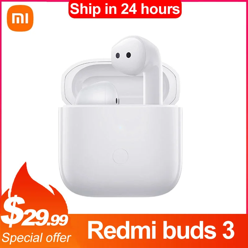 Original Xiaomi Redmi Buds 3 Bluetooth 5.2 TWS Earphone AptX Adaptive Wireless Headphone IP54 Waterproof Noise Cancellation
Original Xiaomi Redmi Buds 3 Bluetooth 5.2 TWS Earphone AptX Adaptive Wireless Headphone IP54 Waterproof Noise Cancellation