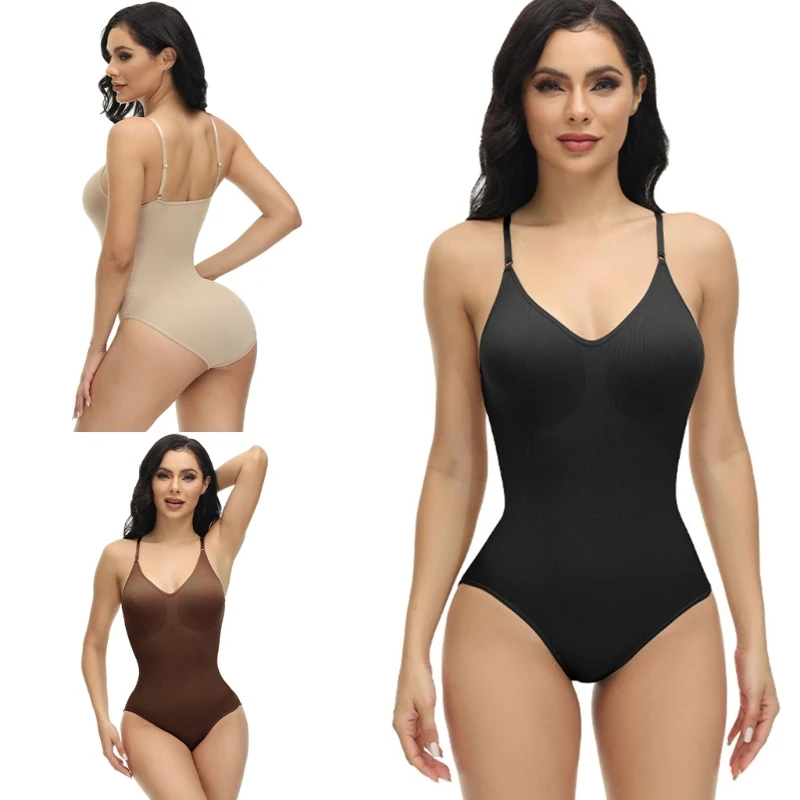 Shapewear Bodysuits Top for Women Tummy Control Slimming Body Shaper Thong Spaghetti Strap V-Neck Camisole Drop shipping
Shapewear Bodysuits Top for Women Tummy Control Slimming Body Shaper Thong Spaghetti Strap V-Neck Camisole Drop shipping