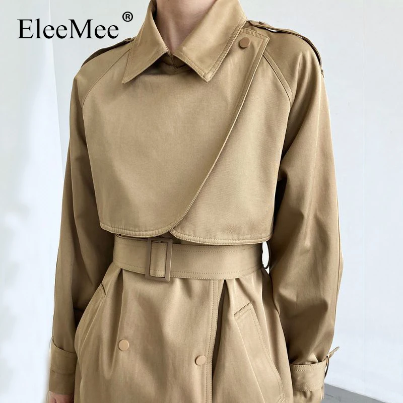 EleeMee Trench Coat Women 2022 Spring Autumn Female Jacket Long Stylish Fashion Coat Street Fashion Lady Windbreaker Size M-L
EleeMee Trench Coat Women 2022 Spring Autumn Female Jacket Long Stylish Fashion Coat Street Fashion Lady Windbreaker Size M-L