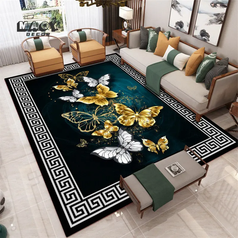 Chinese Style Carpet Butterfly Pattern Living Room Coffee Table Study Bedside Area Rugs Home Decor Non-slip Customizable Mats
Chinese Style Carpet Butterfly Pattern Living Room Coffee Table Study Bedside Area Rugs Home Decor Non-slip Customizable Mats