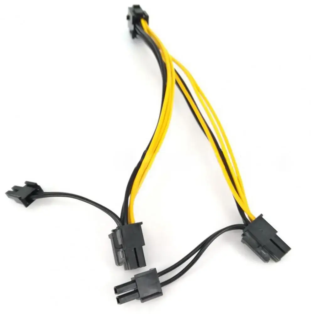 20 Cm PCI-E 6-PIN To 2X 8-PIN Power Splitter Cable Gpu Graphics Card PCI Express 6 Power Extension Cable
20 Cm PCI-E 6-PIN To 2X 8-PIN Power Splitter Cable Gpu Graphics Card PCI Express 6 Power Extension Cable