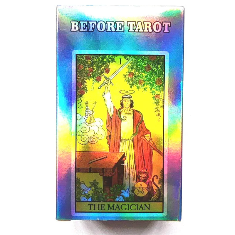 Before Tarot Cards Deck Family Party Toy Mysterious Fate Amusing Prophecy Divination Board Games Gift Multiplayer Game English
Before Tarot Cards Deck Family Party Toy Mysterious Fate Amusing Prophecy Divination Board Games Gift Multiplayer Game English