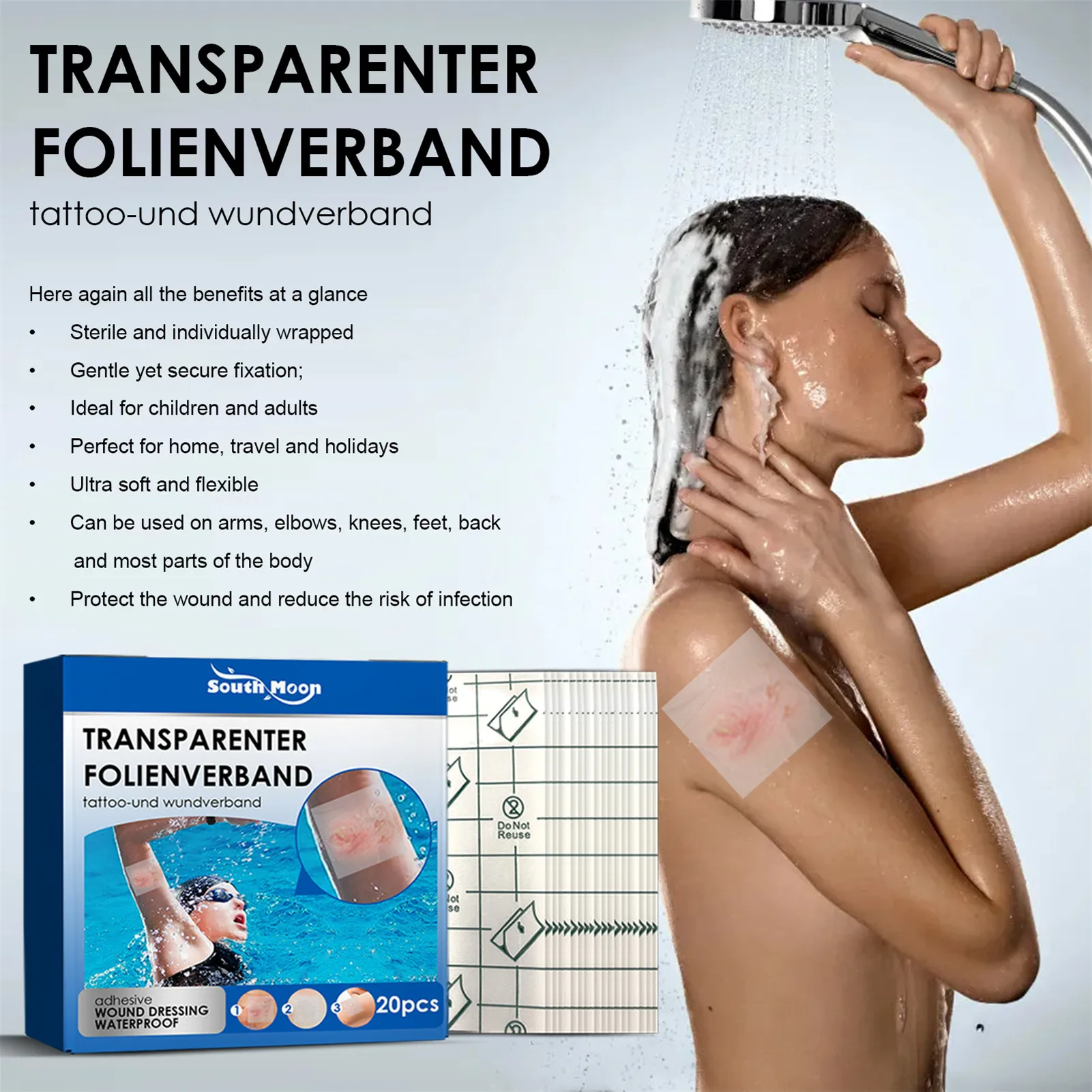 20Pcs Waterproof Adhesive Bandages Transparent Wound Dressing Waterproof Band-Aids Adhesive Plaster Sticker Skin Protector
20Pcs Waterproof Adhesive Bandages Transparent Wound Dressing Waterproof Band-Aids Adhesive Plaster Sticker Skin Protector