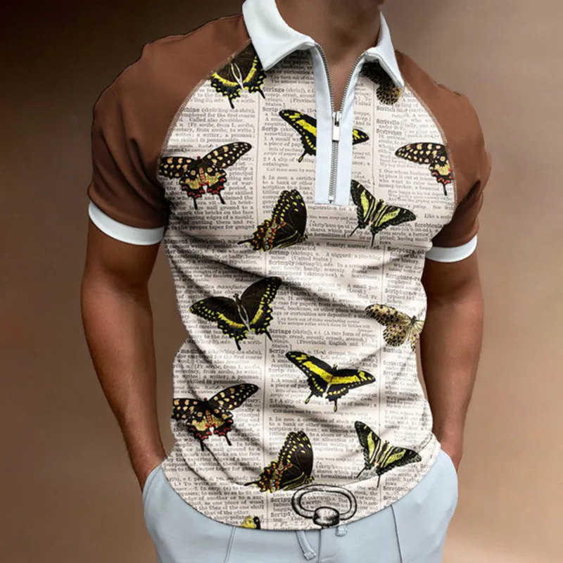 2023 Polo New high quality Striped Polo Shirt for Men Casual Short Sleeve Polo Shirts Patchwork Turn-down Collar Zipper T-Shirt
2023 Polo New high quality Striped Polo Shirt for Men Casual Short Sleeve Polo Shirts Patchwork Turn-down Collar Zipper T-Shirt