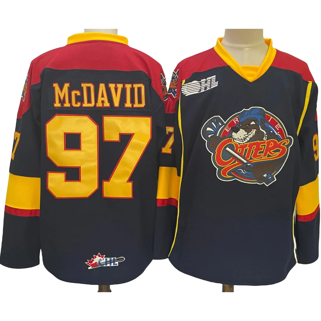 

Connor McDavid Jersey 97 Canada Edmonton Ice Hockey Jersey Sport Sweater Stitched Letters Numbers More Color