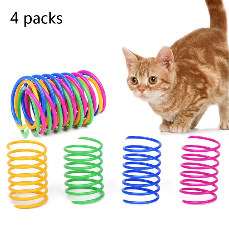 4 Pcs Kitten Cat Toys Wide Durable Heavy Gauge Cat Spring Toy Colorful Springs Interesting Cat Pet Toy Coil Spiral Springs New
4 Pcs Kitten Cat Toys Wide Durable Heavy Gauge Cat Spring Toy Colorful Springs Interesting Cat Pet Toy Coil Spiral Springs New