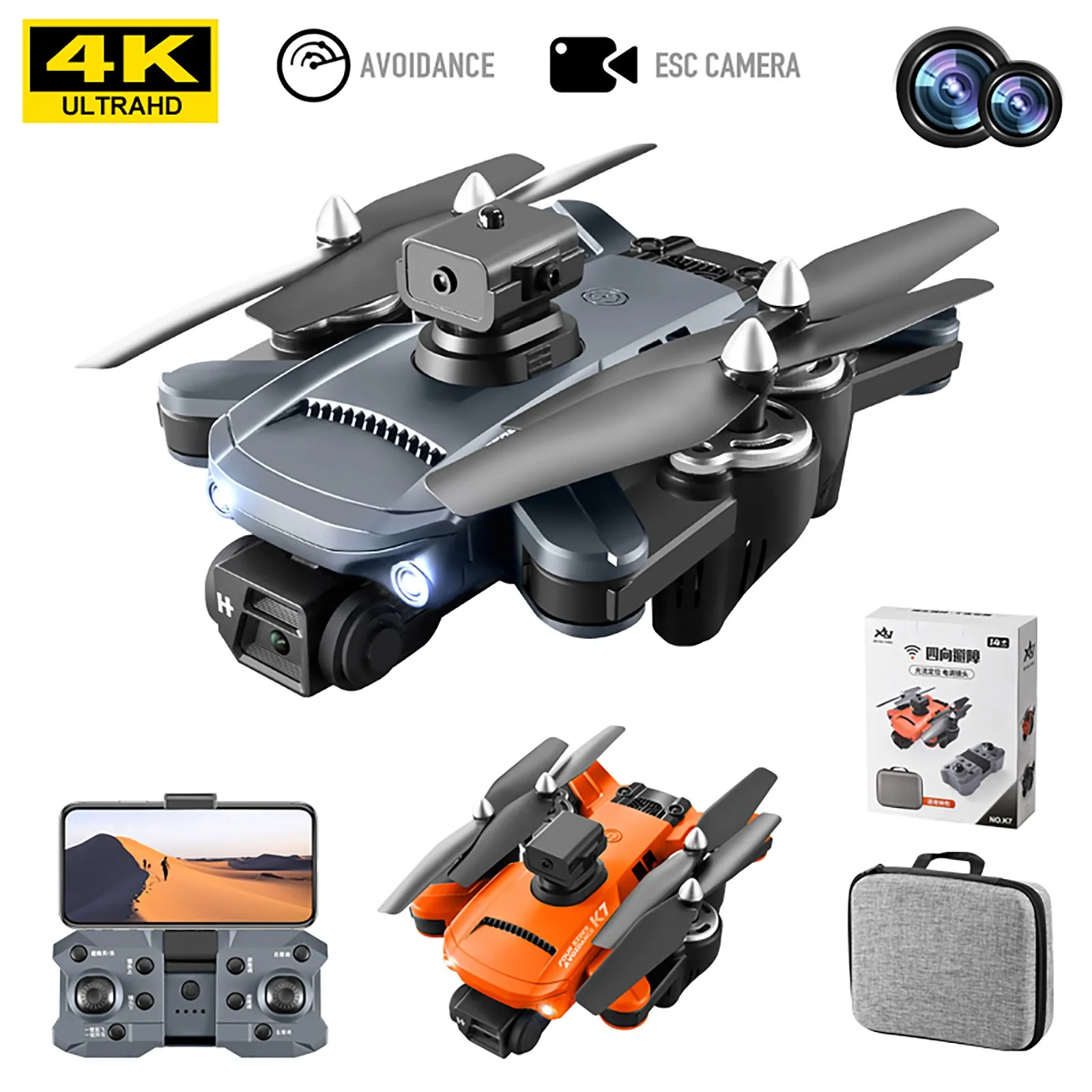 2022 Новый мини-Дрон K7 4K 1080P HD камера Wi-Fi Fpv давление воздуха удерживание высоты складной Квадрокоптер Радиоуправляемый Дрон детская игрушка подарок
2022 Новый мини-Дрон K7 4K 1080P HD камера Wi-Fi Fpv давление воздуха удерживание высоты складной Квадрокоптер Радиоуправляемый Дрон детская игрушка подарок