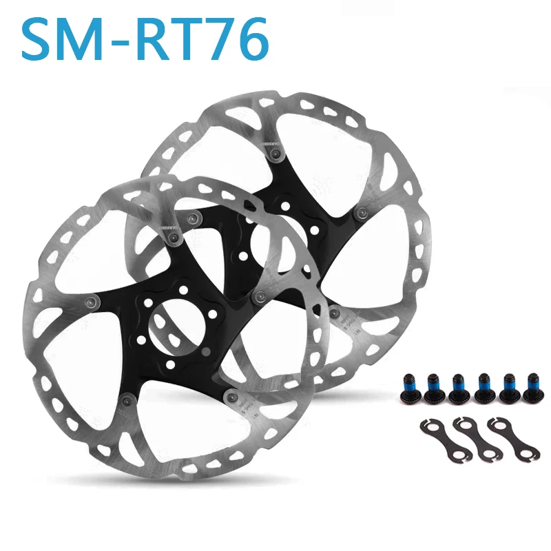 SM-RT76 Bicycle Brake Rotor 160mm 180mm 203mm Bike Disc Brake Rotors Ultralight 6 Bolts Folating MTB Rotor for SLX M7000
SM-RT76 Bicycle Brake Rotor 160mm 180mm 203mm Bike Disc Brake Rotors Ultralight 6 Bolts Folating MTB Rotor for SLX M7000