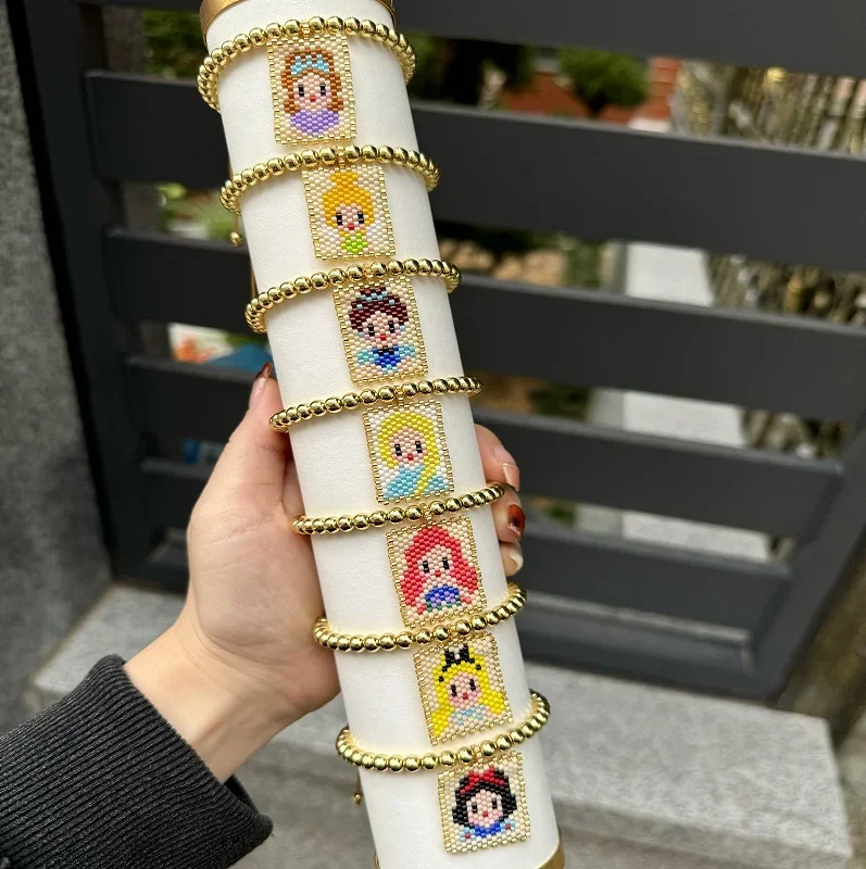 Handmade Princess Woven Miyuki Beaded Bracelets For Women Lovely Little Girl Beads Chain Adjustable Jewelry Party Gifts
Handmade Princess Woven Miyuki Beaded Bracelets For Women Lovely Little Girl Beads Chain Adjustable Jewelry Party Gifts