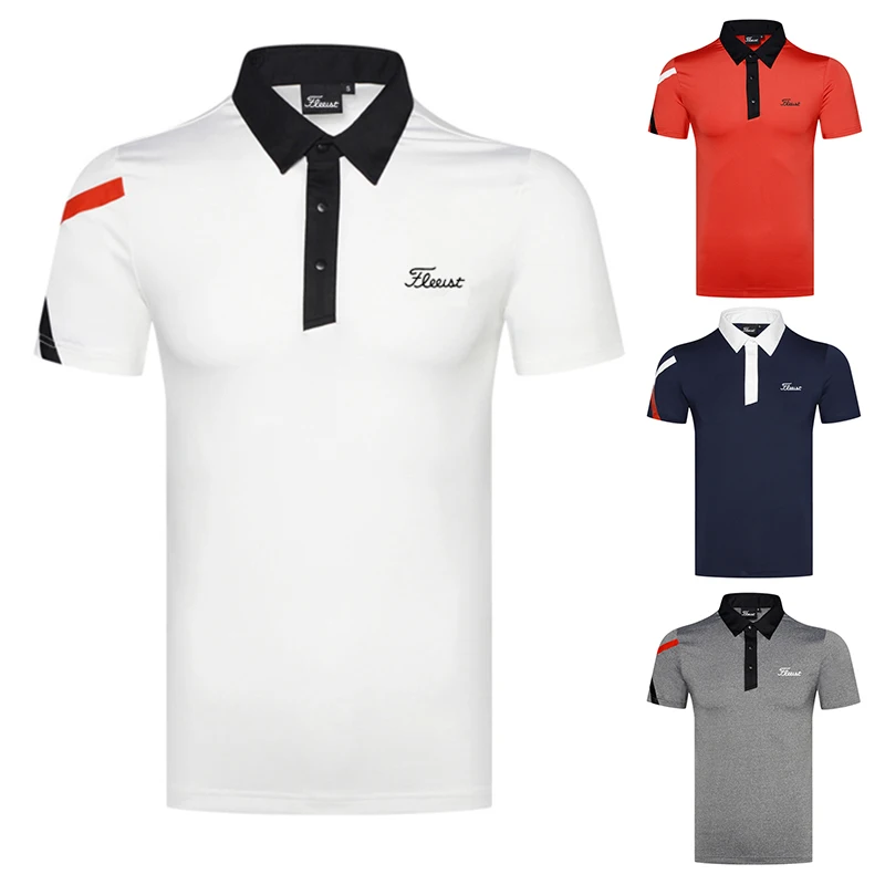 Men's Golf T-shirt Summer Sports Golf Apparel Short Sleeve Shirts Dry Fit Breathable Polo Shirt for Men
Men's Golf T-shirt Summer Sports Golf Apparel Short Sleeve Shirts Dry Fit Breathable Polo Shirt for Men