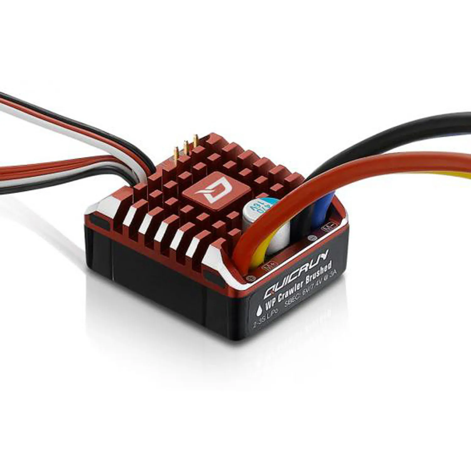 Матовый ESC QuicRun WP 1080 80A G2 Водонепроницаемый 80A/400A Для 1/10 RC Гусеничные автомобили