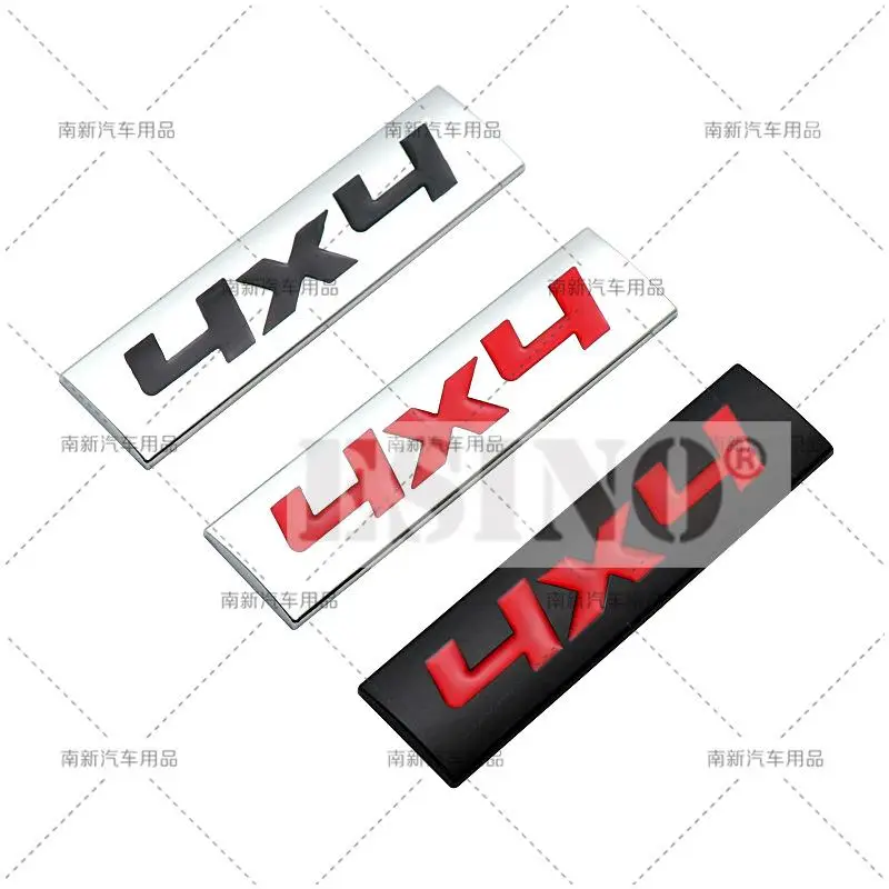 Car Styling 3D Metal Chrome Zinc Alloy Emblem Universal 4 x 4 Logo Car Badge Body Trunk Fender Adhensive Emblem Auto Accessory 
Car Styling 3D Metal Chrome Zinc Alloy Emblem Universal 4 x 4 Logo Car Badge Body Trunk Fender Adhensive Emblem Auto Accessory