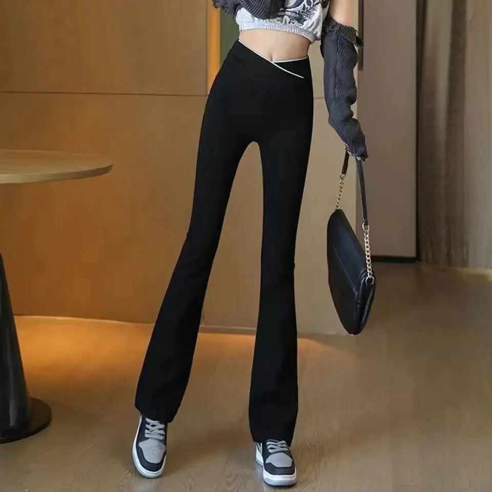 2022 Women's Spring Summer New Slim Elastic Waist Trousers Female Stretch Skinny Flared Pants Ladies Long Mopping Pants E274
2022 Women's Spring Summer New Slim Elastic Waist Trousers Female Stretch Skinny Flared Pants Ladies Long Mopping Pants E274