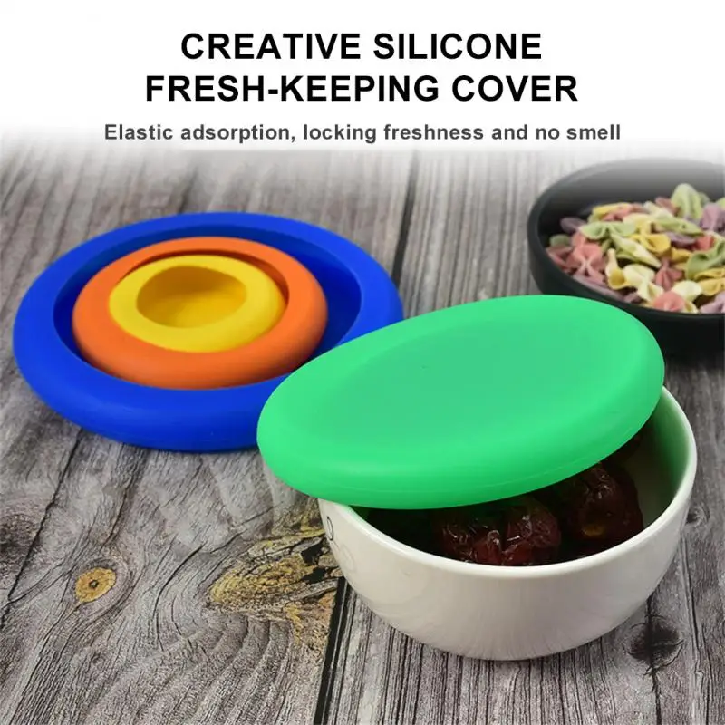 4pcs/Set Silicone Cover Lids Vegetable Storage Cover Reusable Food Storage Fresh Keeping Fresh Set Kitchen Cookware
4pcs/Set Silicone Cover Lids Vegetable Storage Cover Reusable Food Storage Fresh Keeping Fresh Set Kitchen Cookware