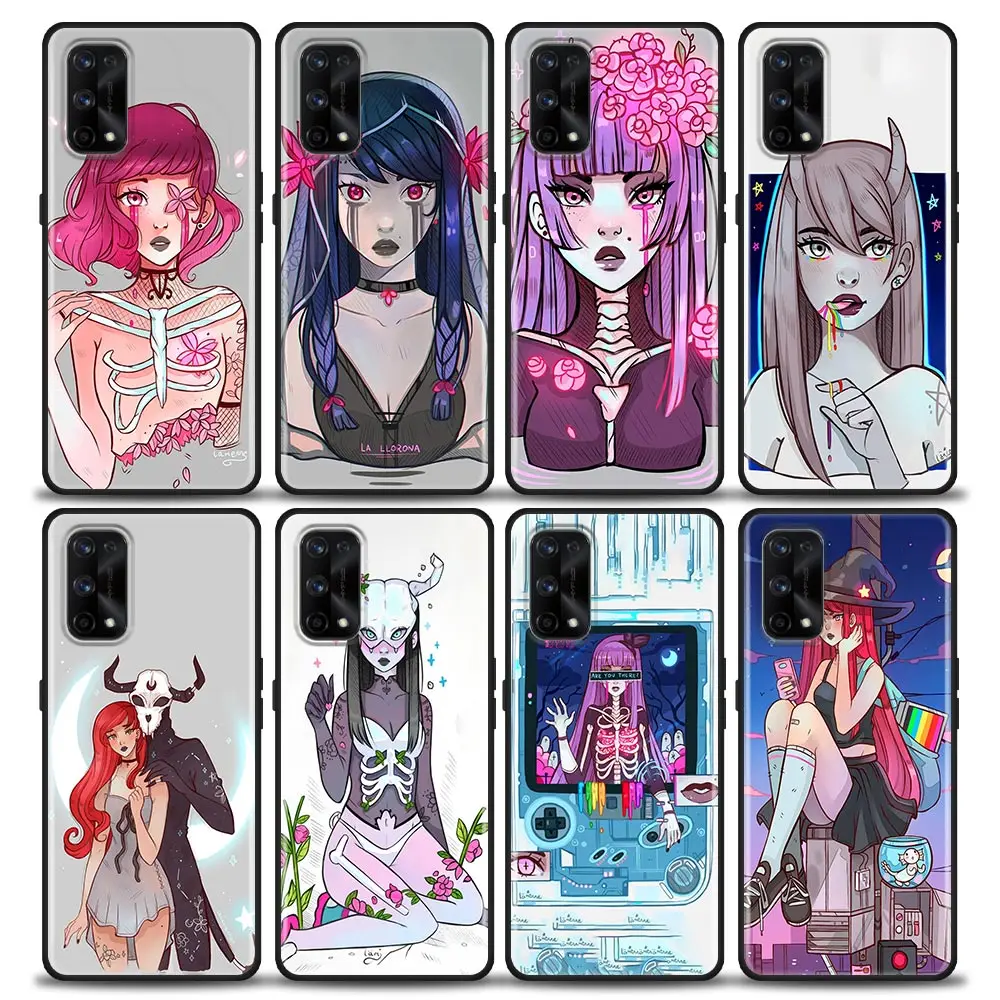 Phone Case for Realme 5 6 7 X7 X50 5G Pro Case Ultra 7i C3 C11 C15 XT Soft Silicone Cover Devil Demon Larienne Art 
Phone Case for Realme 5 6 7 X7 X50 5G Pro Case Ultra 7i C3 C11 C15 XT Soft Silicone Cover Devil Demon Larienne Art