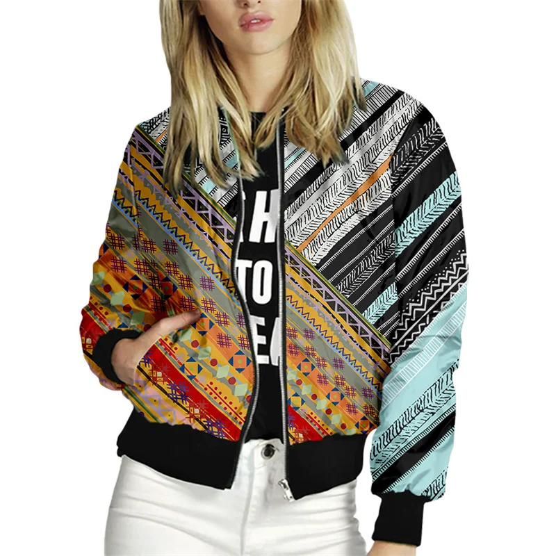 Spring Summer Women Jackets Print Ladies Coats Zipper Long Sleeve Streetwear New Fashion Casual Female Outwear
Spring Summer Women Jackets Print Ladies Coats Zipper Long Sleeve Streetwear New Fashion Casual Female Outwear