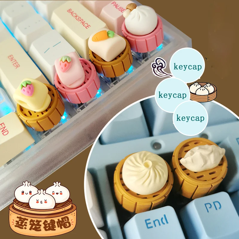 Xiaolongbao Gourmet Keycap Magnetic Suction Design Office Decompression Game Plaything Cross-Axis Mechanical Keyboard Keycap
Xiaolongbao Gourmet Keycap Magnetic Suction Design Office Decompression Game Plaything Cross-Axis Mechanical Keyboard Keycap
