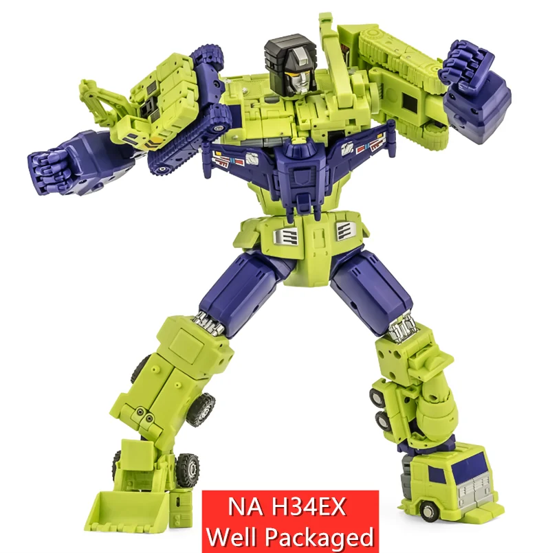 

NEW NEWAGE NA H34EX H-34EX Devastator Hephaestus Limited Edition Toy Color Action Figure Robot Toys With Retail Box