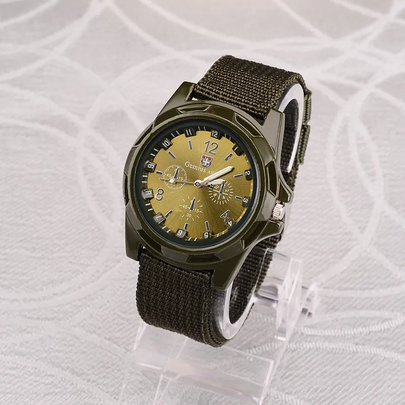 Новинка 2020 мужские военные часы с нейлоновым ремешком армейские Gemius