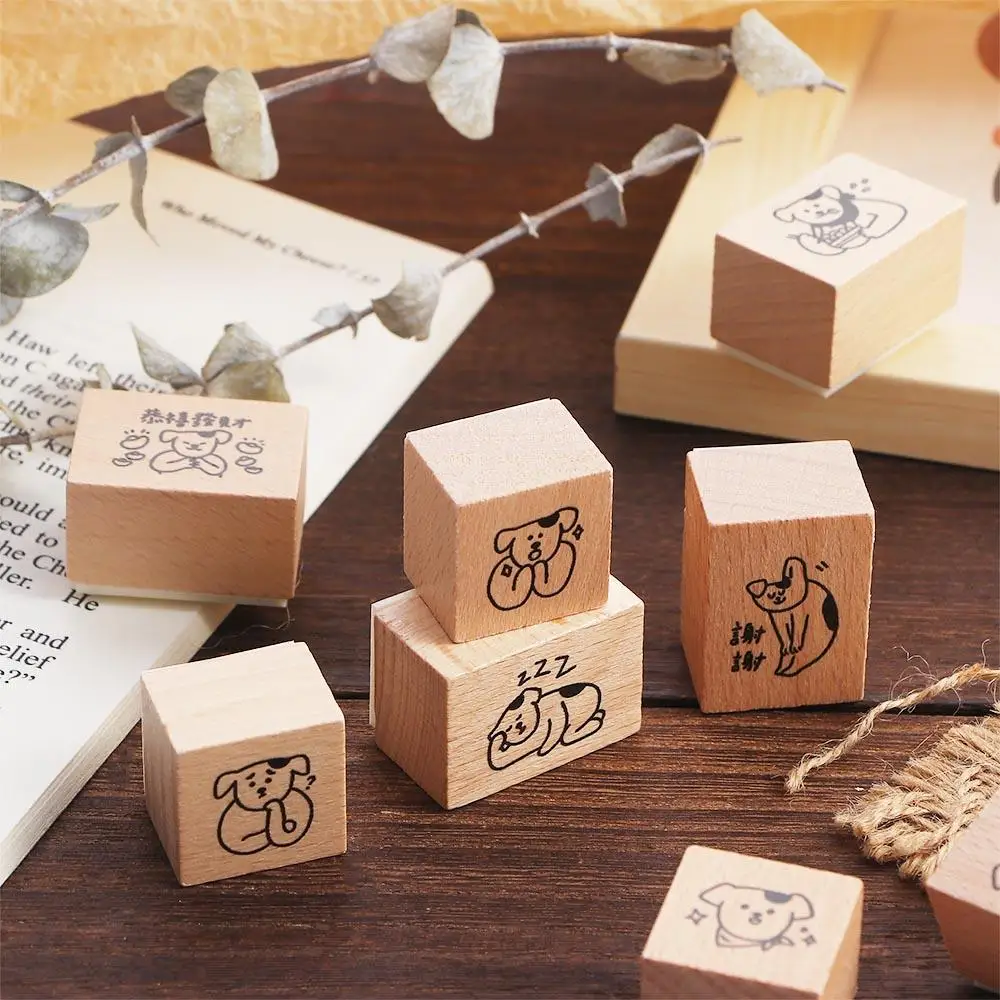 Handbook Decoration Journal Diary Vintage Stamp Decoration Stamp Wooden Rubber Stamps Dog Daily Life Series
Handbook Decoration Journal Diary Vintage Stamp Decoration Stamp Wooden Rubber Stamps Dog Daily Life Series