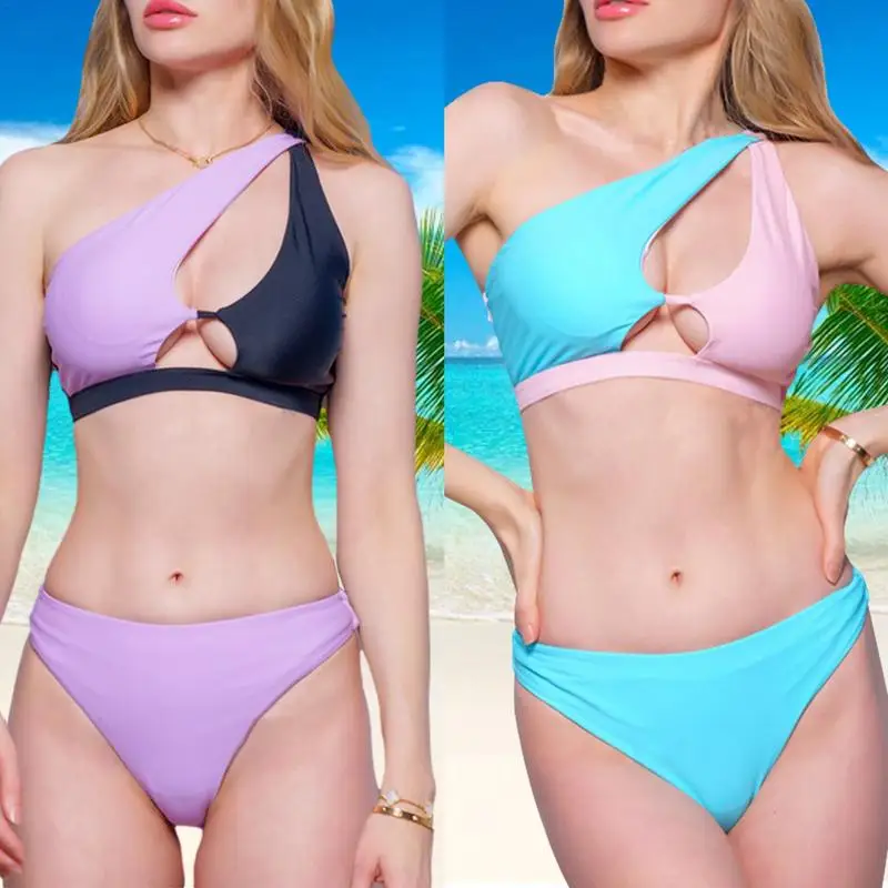 Женский сексуальный купальник бикини, сексуальный купальник из двух частей, купальник на одно плечо с высокой талией, купальник из двух час...
Женский сексуальный купальник бикини, сексуальный купальник из двух частей, купальник на одно плечо с высокой талией, купальник из двух час...