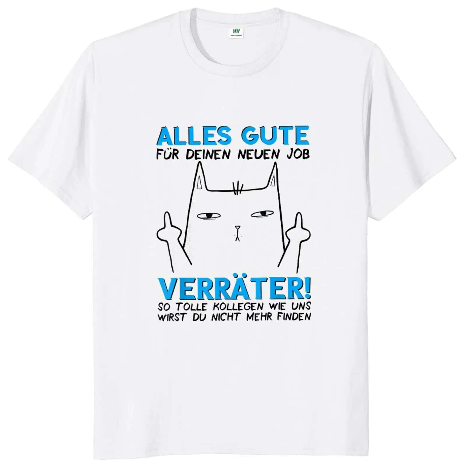 Farewell College Job Change Tshirt With German Text Sarcastic T-Shirt For Men Women 100% Cotton EU Size Unisex Camiseta
Farewell College Job Change Tshirt With German Text Sarcastic T-Shirt For Men Women 100% Cotton EU Size Unisex Camiseta