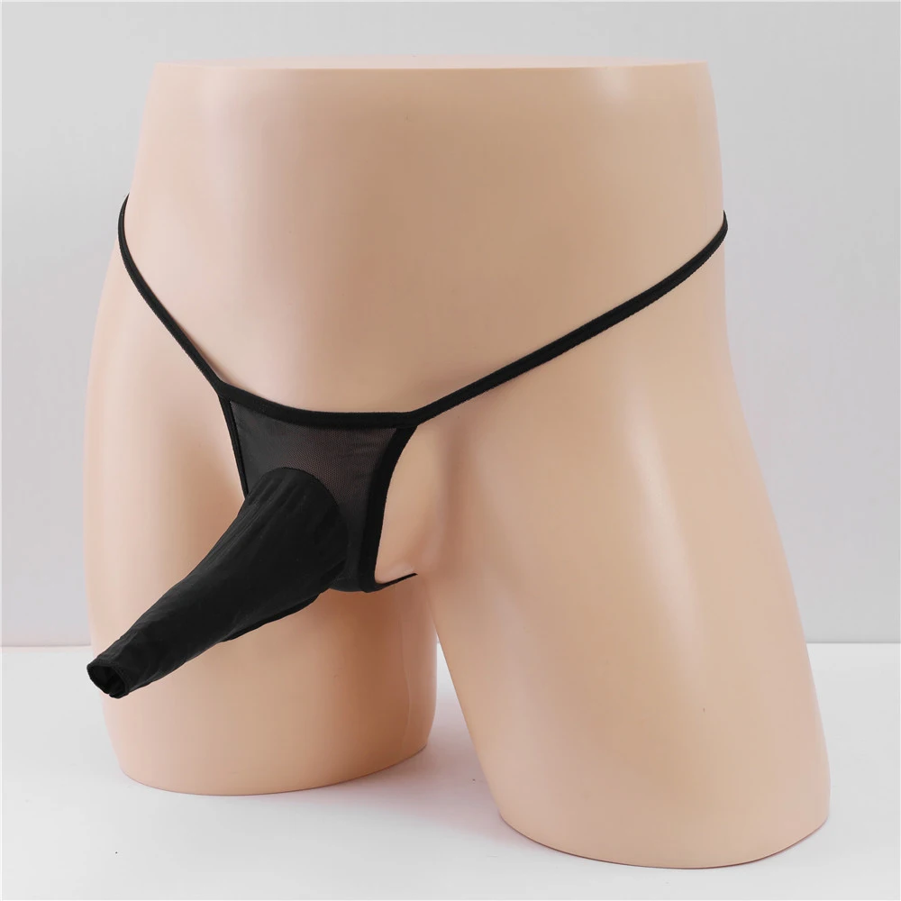 Men's Sexy Thong Stockings Plane Cover Silky JJ Set Thin Briefs Mesh Transparent T Pants Single Ding Elephant Nose Underwear
Men's Sexy Thong Stockings Plane Cover Silky JJ Set Thin Briefs Mesh Transparent T Pants Single Ding Elephant Nose Underwear