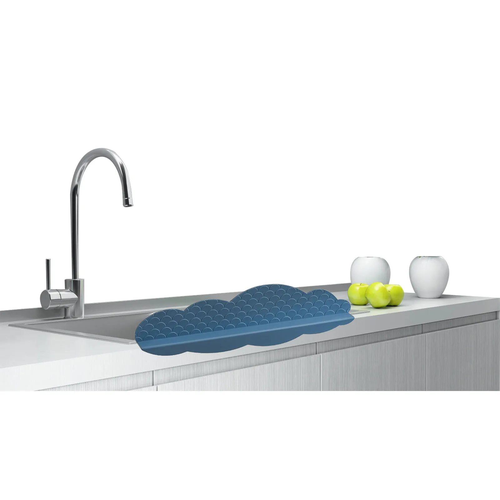 Sink Splash Guard Strong Suction Silicone Water Splash Guard Blue Cloud Shaped Water Splash Guard For Sink Kitchen Island Sink
Sink Splash Guard Strong Suction Silicone Water Splash Guard Blue Cloud Shaped Water Splash Guard For Sink Kitchen Island Sink