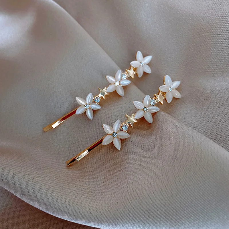 Shiny Opal Flowers Long Barrettes for Women Girl Gold Color Metal Shiny Rhinestone Star Clip Barrettes Hair Accesories Headwear
Shiny Opal Flowers Long Barrettes for Women Girl Gold Color Metal Shiny Rhinestone Star Clip Barrettes Hair Accesories Headwear
