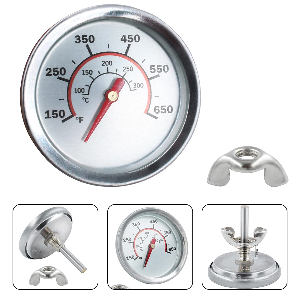 1.78In Stainless Steel Heat Indicator Grill Thermometer 50° Fahrenheit To 600° Fahrenheit Fits Multiple Grills & BBQ Smokers
1.78In Stainless Steel Heat Indicator Grill Thermometer 50° Fahrenheit To 600° Fahrenheit Fits Multiple Grills & BBQ Smokers