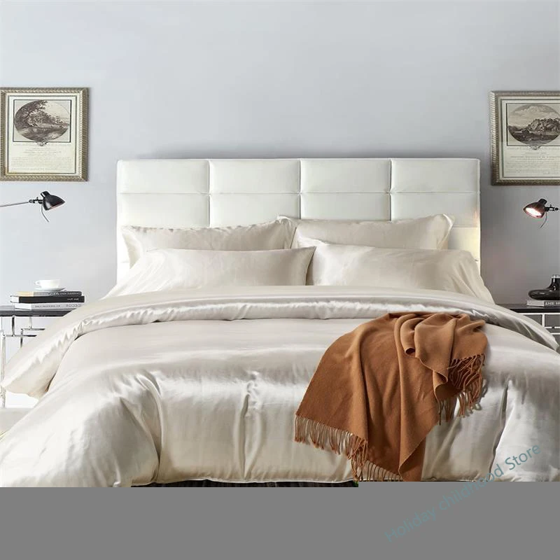 Nordic solid imitation silk satin duvet cover extra large bedding smooth satin luxury Duvet Cover
Nordic solid imitation silk satin duvet cover extra large bedding smooth satin luxury Duvet Cover