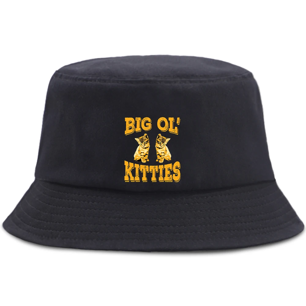 Big Ol' Kitties Bucket Hats Unisex Foldable Fishing Fisherman's Hat Outdoor Summer New Beach Caps Sun Shade Women Panama Cap
Big Ol' Kitties Bucket Hats Unisex Foldable Fishing Fisherman's Hat Outdoor Summer New Beach Caps Sun Shade Women Panama Cap