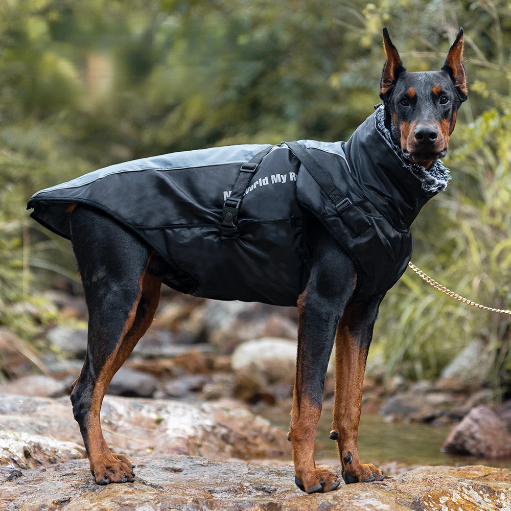 New Winter Reflective Fur Collar Pet Dog Warm Clothes Dog Vest Harness Dog Clothes for Middle Large Dogs Dog Jacket Costume
New Winter Reflective Fur Collar Pet Dog Warm Clothes Dog Vest Harness Dog Clothes for Middle Large Dogs Dog Jacket Costume