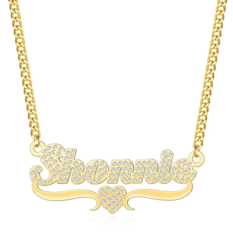 NOKMIT Stainless Steel Custom Name Necklaces Pendant Letters Necklace for Women Custom Chain Jewelry Children Personalized Gold
NOKMIT Stainless Steel Custom Name Necklaces Pendant Letters Necklace for Women Custom Chain Jewelry Children Personalized Gold