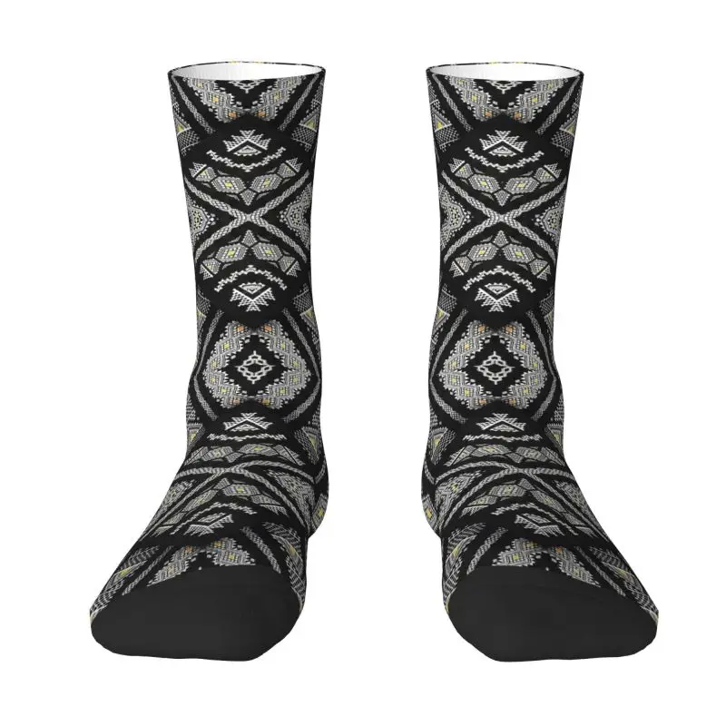 Kabyle Rugs Men's Crew Socks Unisex Funny Amazigh Geometric Pattern Spring Summer Autumn Winter Dress Socks
Kabyle Rugs Men's Crew Socks Unisex Funny Amazigh Geometric Pattern Spring Summer Autumn Winter Dress Socks