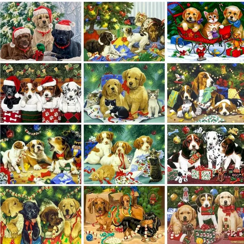 GATYZTORY 60x75cm Frame Painting By Number For Adults Christmas Animals Drawing Coloring By Numbers Modern Wall Art Picture
GATYZTORY 60x75cm Frame Painting By Number For Adults Christmas Animals Drawing Coloring By Numbers Modern Wall Art Picture