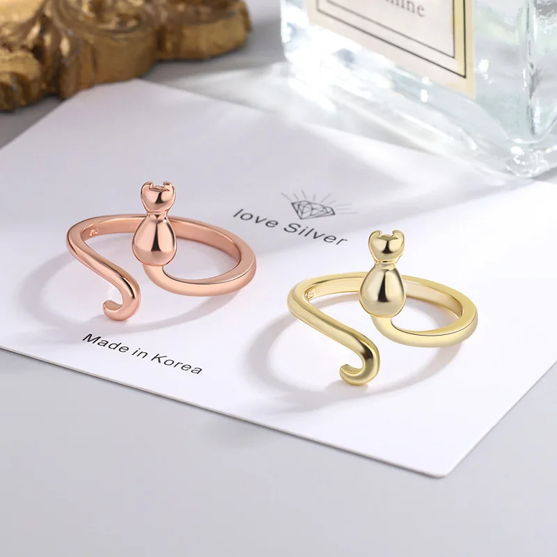 925 Sterling Silver Cat Rings For Women Wedding Fine Jewelry Accessories Wholesale News Trends 2023 Free Shipping
925 Sterling Silver Cat Rings For Women Wedding Fine Jewelry Accessories Wholesale News Trends 2023 Free Shipping