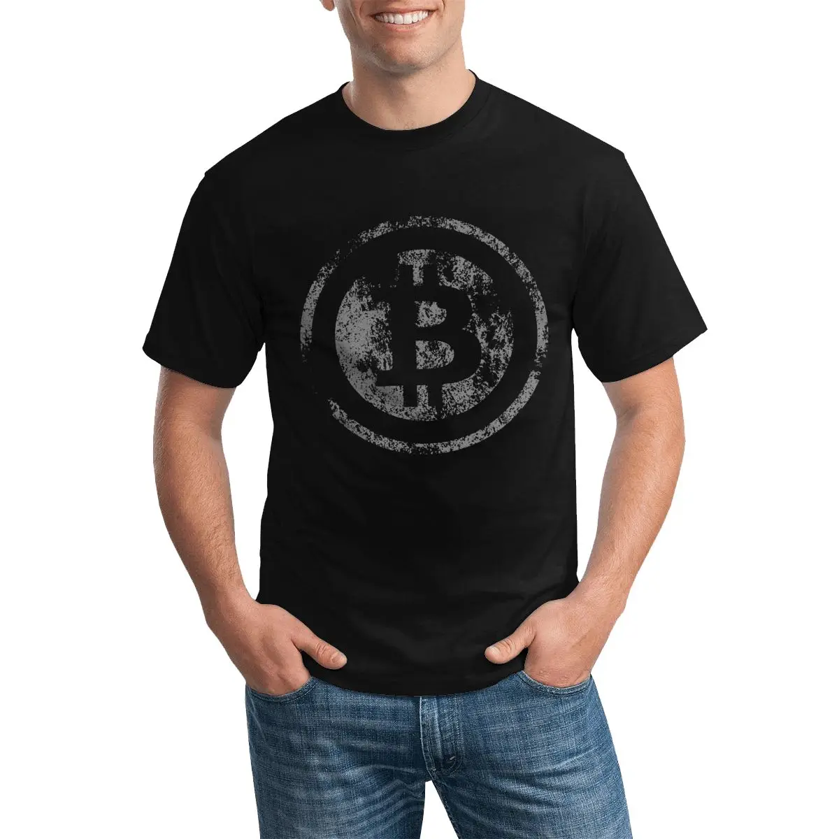 Vintage Bitcoin Logo T Shirt Virtual currency Printed 100 Percent Cotton T-Shirt Short Sleeve Fashion Tee Shirt Mens
Vintage Bitcoin Logo T Shirt Virtual currency Printed 100 Percent Cotton T-Shirt Short Sleeve Fashion Tee Shirt Mens